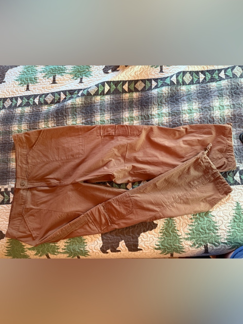 Women's Ankle Length Cargo Stretch Pants